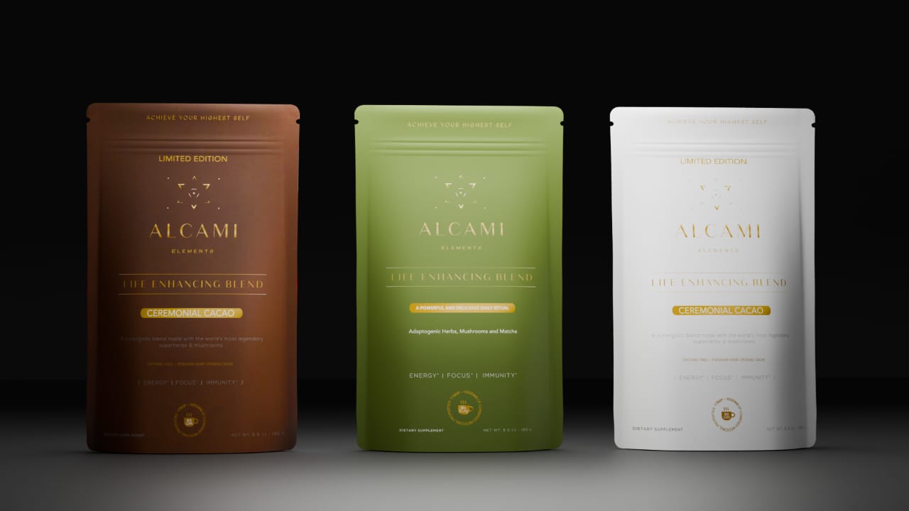 A range of Alcami Elements Enhancing Blends that improves mood and mental well-being.