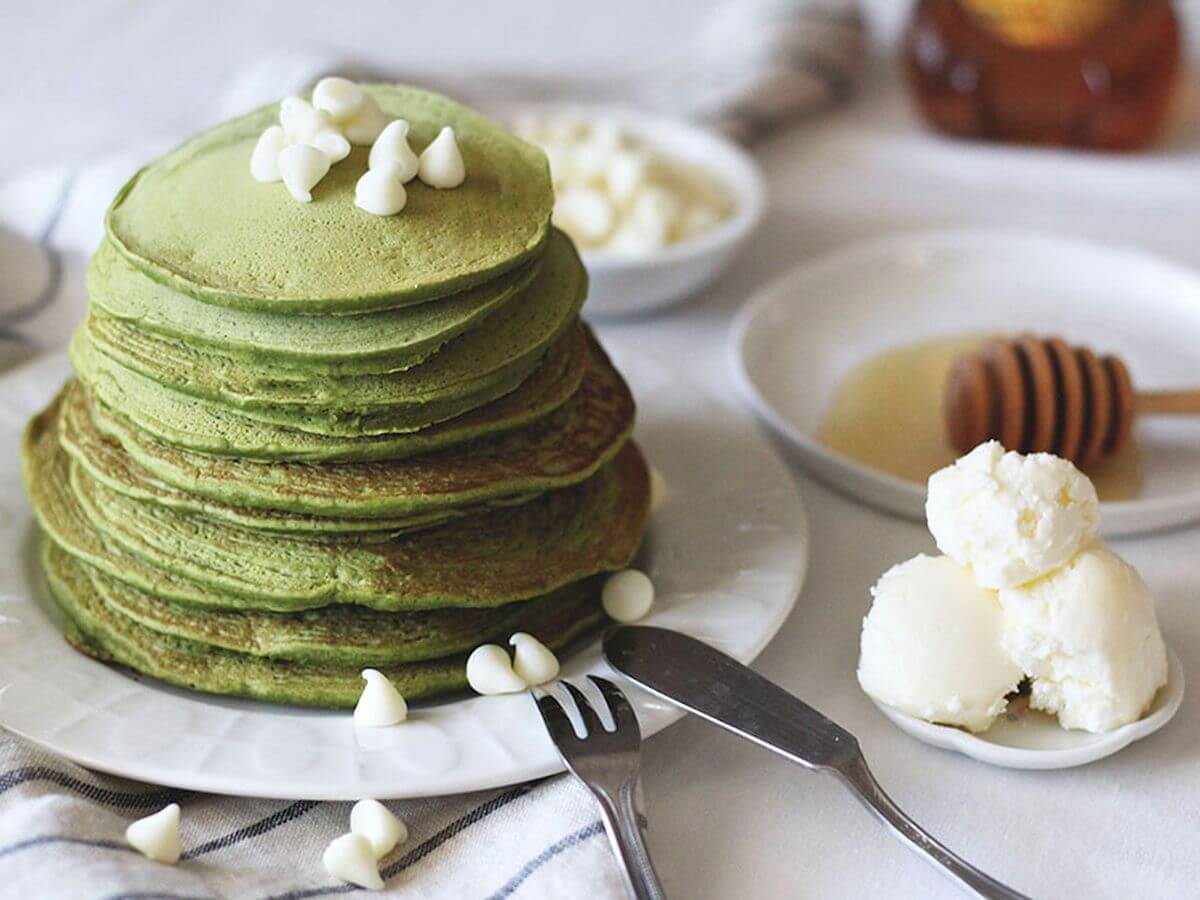 Alcami Matcha Pancakes
