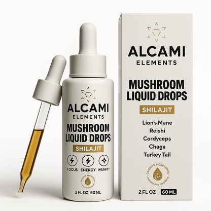 Alcami Concentrated Mushroom Drops + Shilajit