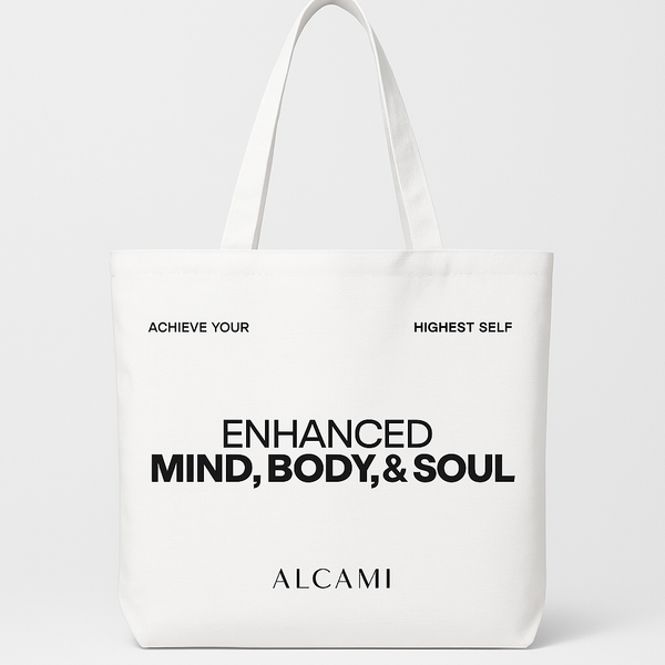 Alcami “Enhanced Mind, Body & Soul” Organic Tote