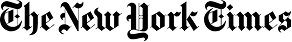 The New York Times logo in blackletter-style font on a white background.