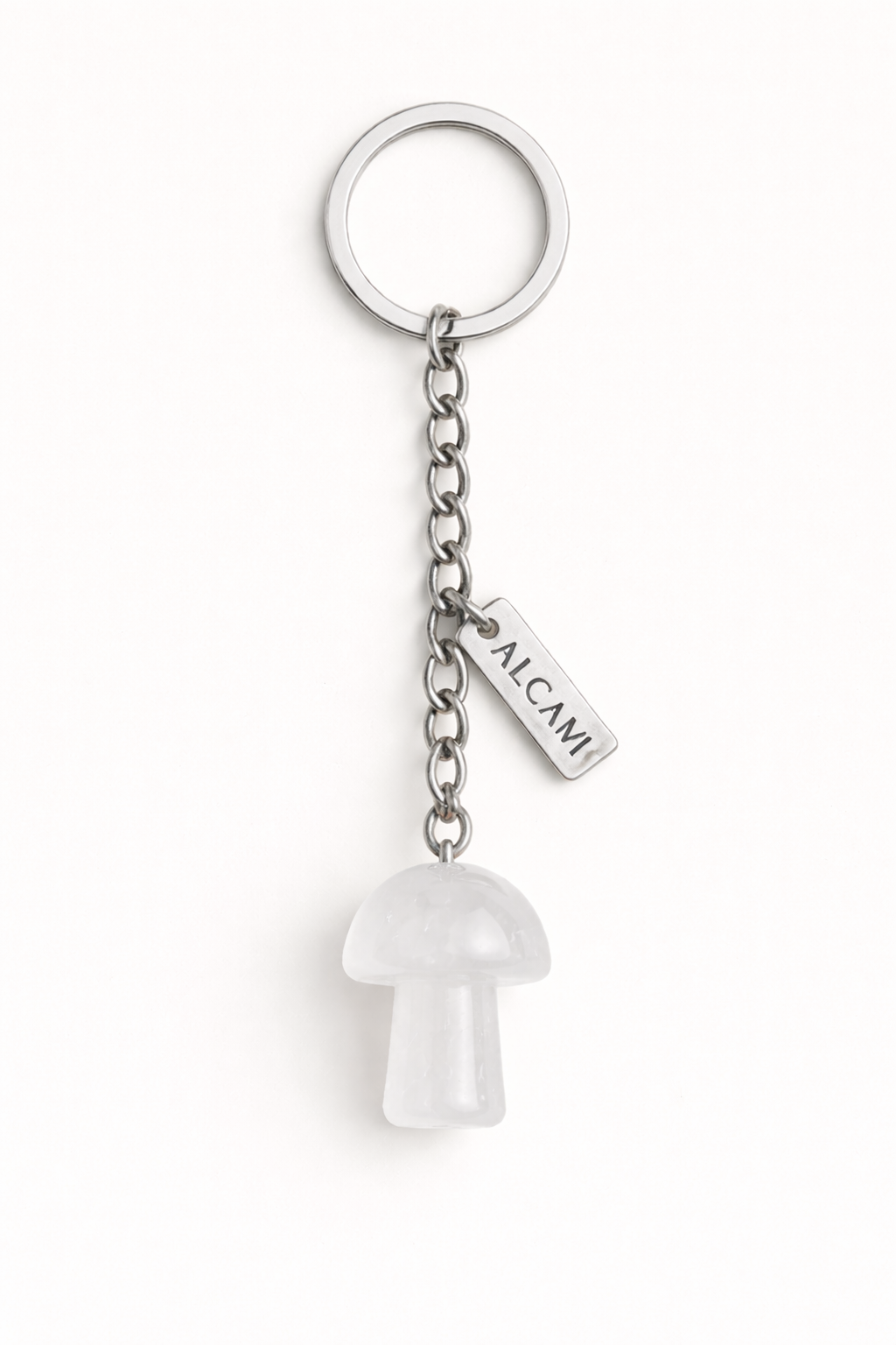 Alcami Crystal Mushroom Keychain